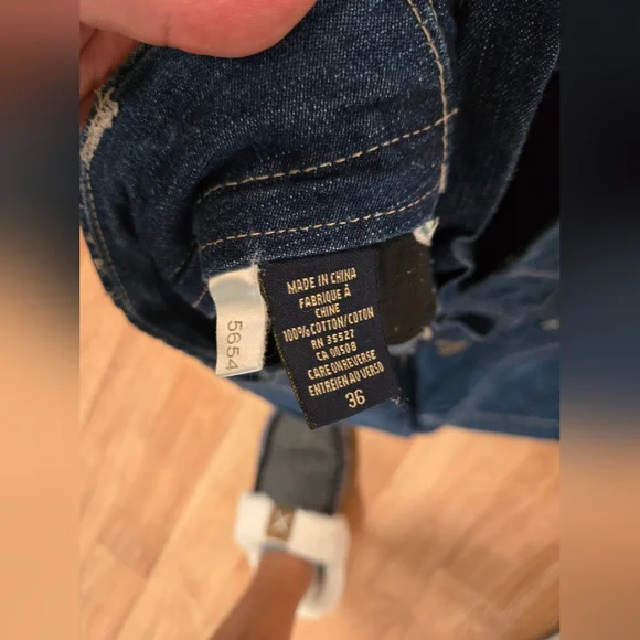 Vintage 90s Girbaud Denim Shuttle Shorts Mens Size 36 Blue Denim Skate - Picture 8 of 8